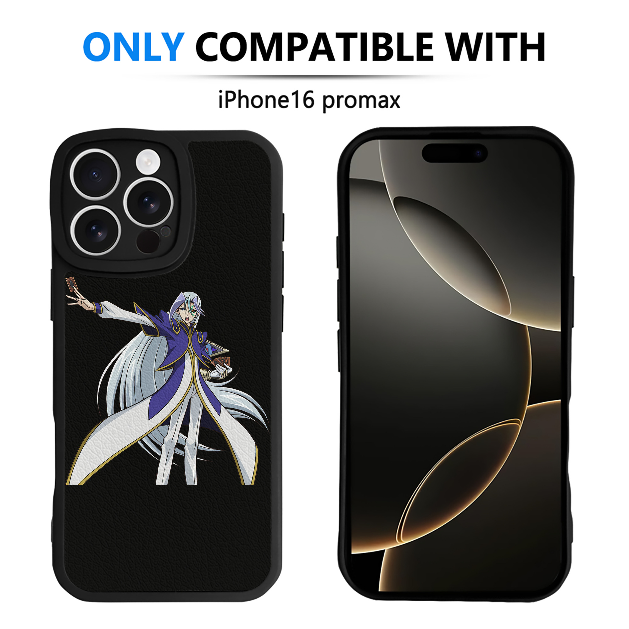 遊☆戯☆王 Yu-Gi-Oh! 【iPhone 16シリーズ対応】シリコンスマホケース（レザー調） 材質：シリコン